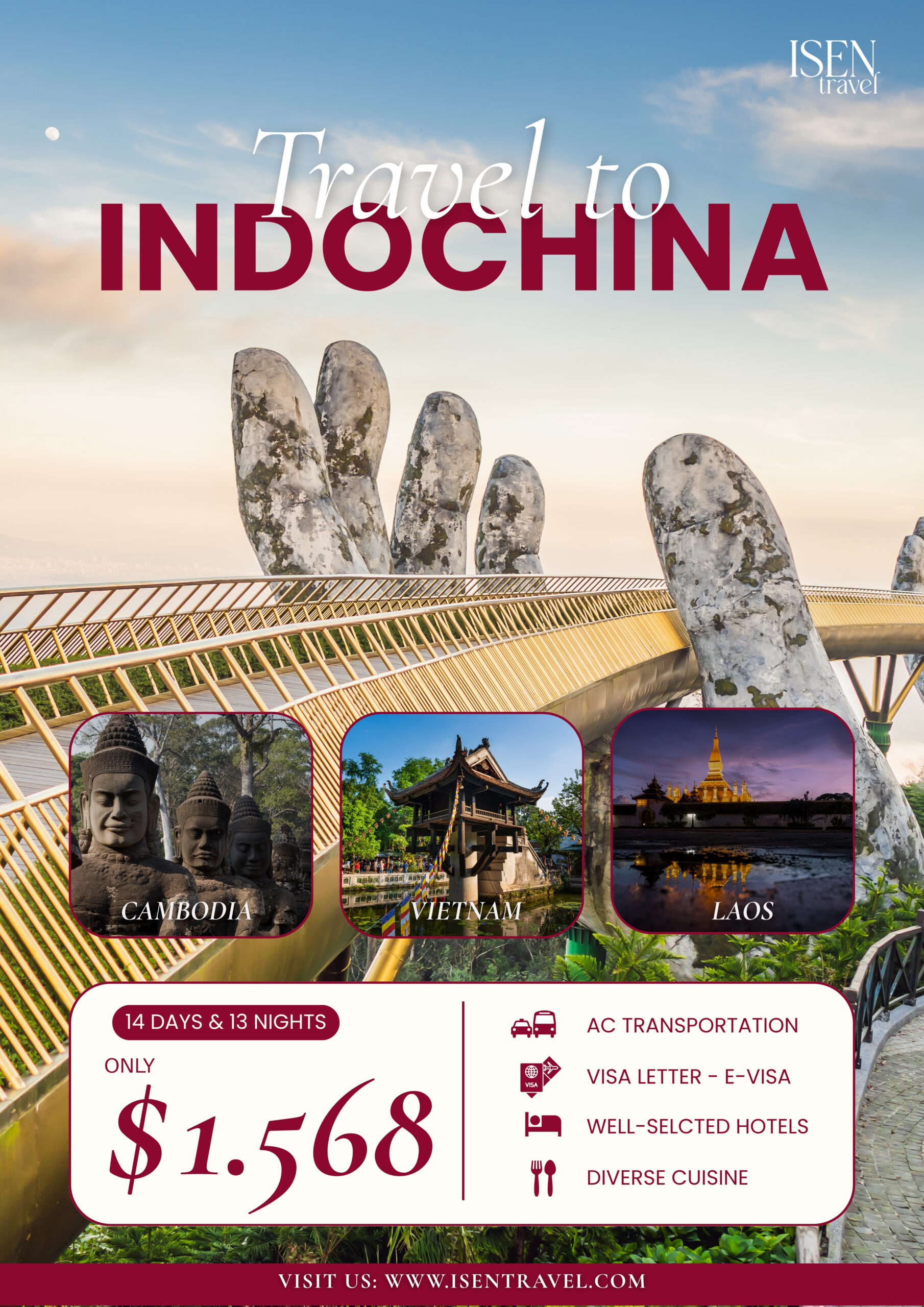 INDOCHINA DISCOVERY – VIETNAM, CAMBODIA & LAOS