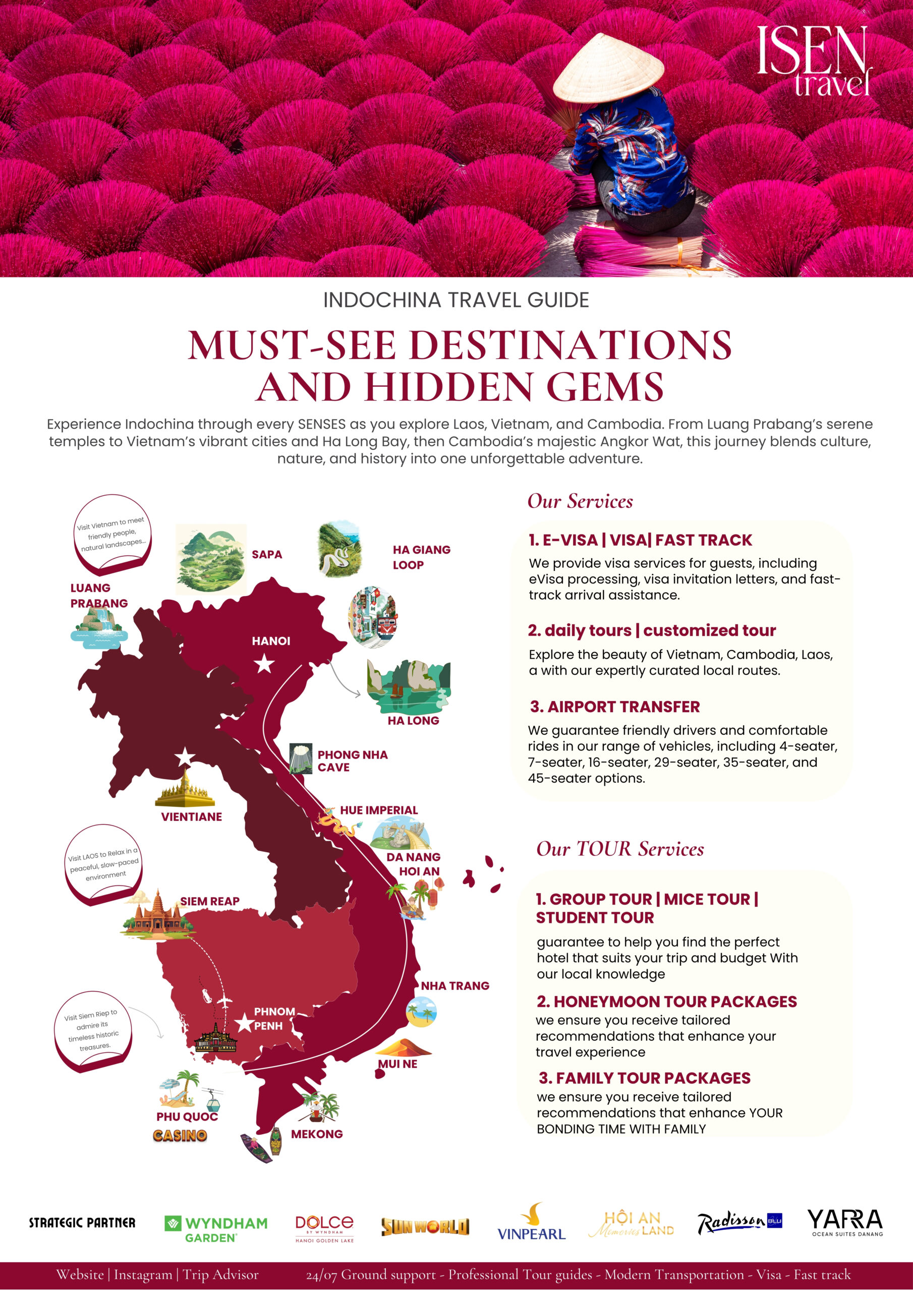 MUST SEE DESTINATION AND HIDDEN GEMS VIETNAM, LAOS & CAMBODIA